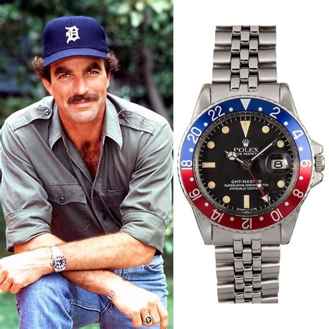 tom selleck Rolex gmt master